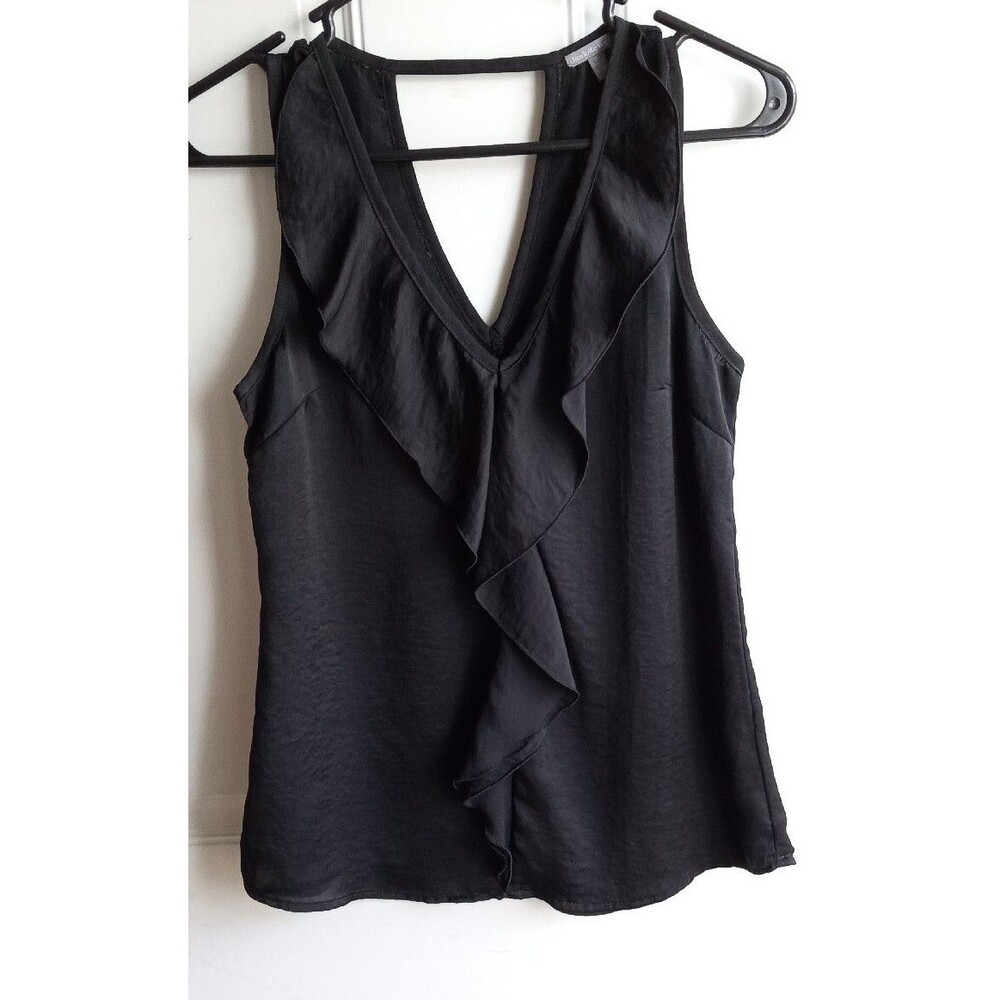 Charlotte Russe Size S Women's Black Sleeveless Blouse Used